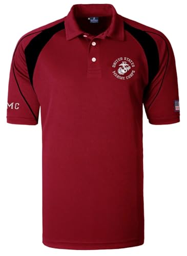 United States Marine Corps Breathable Golf Shirt