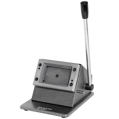 HIOFCSIR Office & Crafting Heavy Duty Paper Cutter ID Card/Photo/PVC Corner Rounder with Cast Iron Base Ideal for Business Cards Membership Badges Home Photos (86 x 54 mm)