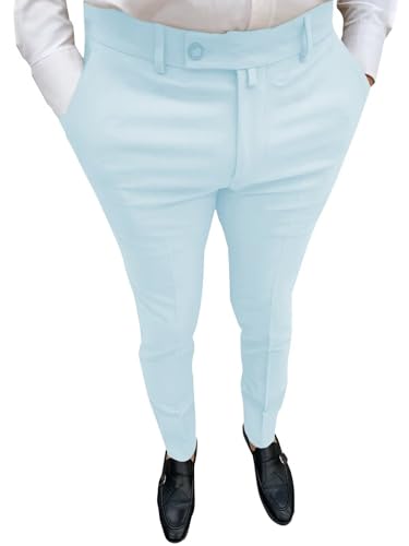 Men’s Slim Fit & Classic Fit Pants for Men Classic Fit Stretch Chino Pant Formal Dress Pants