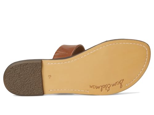 Sam Edelman Women's Gala Flat Sandal, Rich Cognac Leather, 8 Wide3