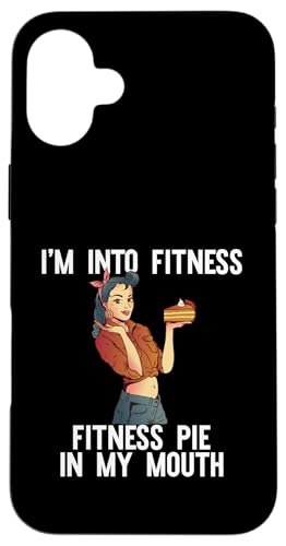 I'M INTO FITNESS PIE IN MY MOUTH Ӎ ̎q ~[ X}zP[X iPhone 16 Plus p