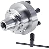 Accusize Industrial Tools 6-1/2'' 5C Collet Chuck with Integral D1-6 Camlock Mounting, 7/8'' Stud, 0269-0016