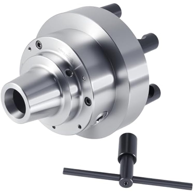 Accusize Industrial Tools 6-1/2'' 5C Collet Chuck with Integral D1-6 Camlock Mounting, 7/8'' Stud, 0269-0016
