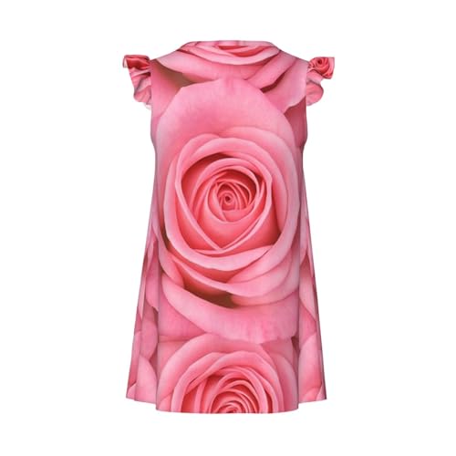 Augenstern Flutter Sleeve Nightgown Pajama Gown Romantic Rose Easy Pull-On Sleepwear Nightdress2