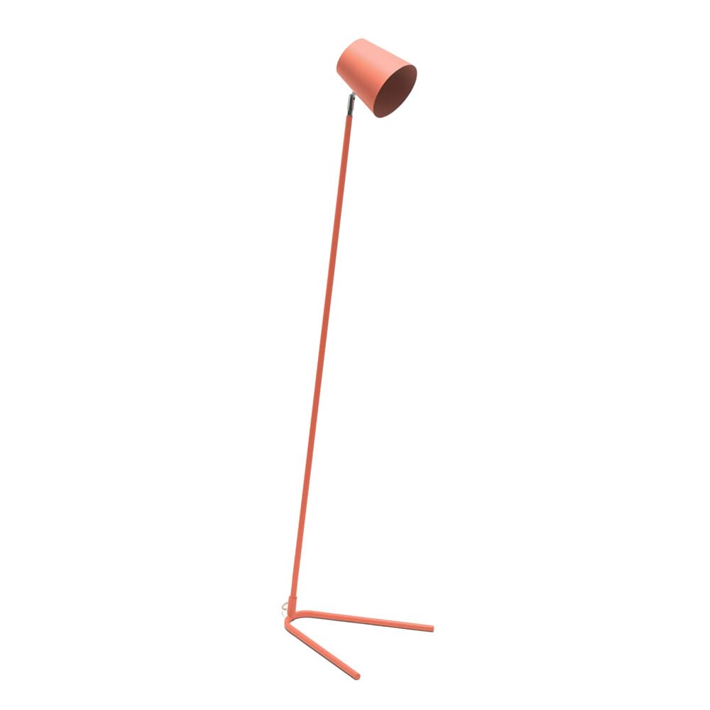 ValueLights | Coral Metal Floor Lamp with Tapered Dome Shade Living Room Office Task Light - LED Bulb Included | Floor Lamps & Home Improvements Essential