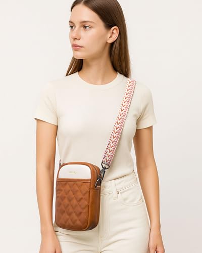 Image of Alldaily Small Crossbody Bag for Women Vegan Leather Phone Purse with Card Slots