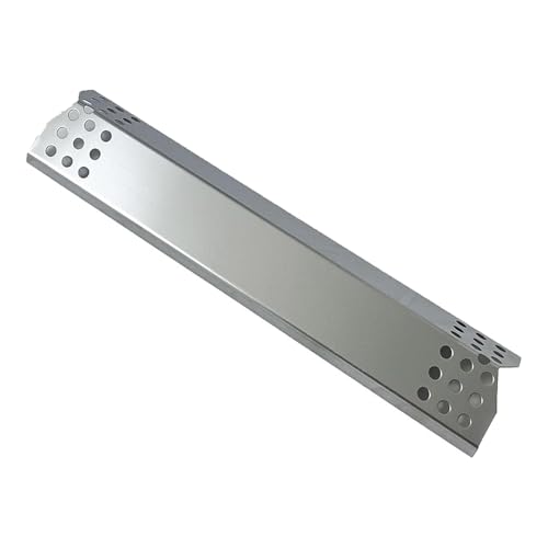 YUPEIUKLI Protector de Placa de Calor de Hierro Inoxidable, Repuesto para Parrilla, Cubierta para quemadores de Barbacoa, Accesorio Universal para cocinar con Rejilla