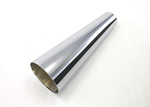 Image of Patriot Exhaust H7328 Chrome Megaphone Exhaust Tip,Silver