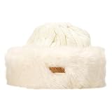 100 % acrylique Barts Fur Cable Bandhat, Béret Mixte, Blanc (WHITE 0010), Taille unique (Taille fabricant: UNI)