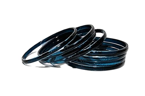 Image of Colorful Jelly Bangles Set of 8 - Transparent Candy Color Stackable Bracelets, Lightweight Fashion Accessories for Women & Girls