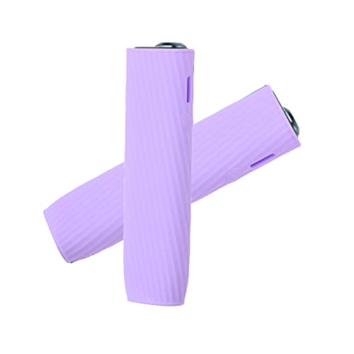KAZARI ケース IQOSと互換性のある イルマワン用の ケース シリコーンスリーブ グリップしやすい アイコスイルマワン向け シリコーン製 ケース 9色選択可能 ILUMA ONE向け ケース 全面保護 IQOS向け イルマ ワン カバー 耐衝撃 シガレット 加熱式たばこ用アクセサリ イルマワンカバー ILUMA ONE 対応 (パープル, シリコーン)