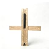 20 Minute Sauna Sand Timer, Rotating Wooden Sauna Hourglass,Heat Resistant Sand Clock Hour Glass Timer for Sauna, SPA (Black)