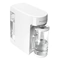 Purevua PR1-A Countertop UV Reverse Osmosis Water Filter System, 6 Stage RO Filtration Purifier No Plumbing Machine for Home Counter Top with 68 fl.oz(2L) Glass Pitcher, TDS and Filter Life Detection