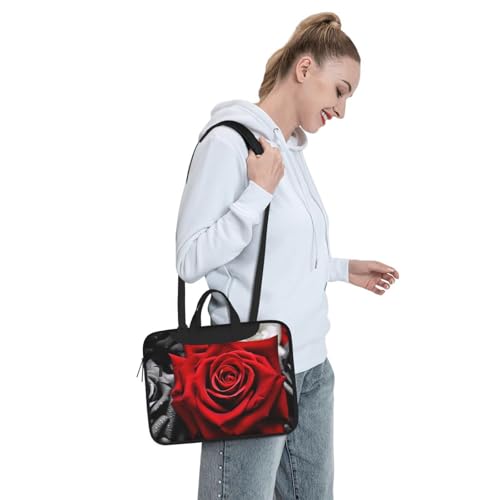 Bolso Maletín para Laptop 15.6" con Diseño de Rosas miniatura 3