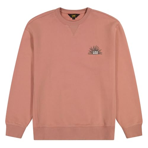 Lee Regular Graphic Sweatshirt Sepia Size M - 3