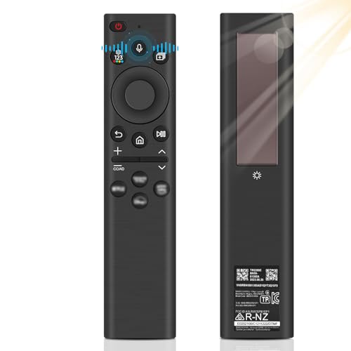 Mando a Distancia de Repuesto para Samsung, BN59-01385A Solar Charging Voice Remote Control para Samsung Smart TV,Universal for Sam-Sung TV Remote Controls Compatible with Sam-Sung 2021-2023 Smart TV