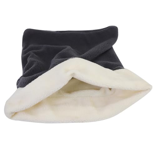 Fukamou Hundeschlafsack - Langlebiges, Verstaubares Haustier-Schlafbett, Bequem, Waschbar,Welpen-Höhlenbett, Weiches- Fleece, Winter, Warm Für Katzen, Schlafsack, Nest, Höhlenbett