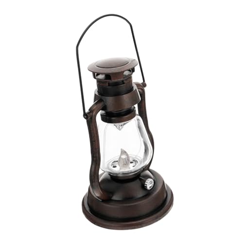 STOBAZA Luz De Noche Linterna Retro Hogar Decorativa Forma De Candela para Festivales y Ambientación Luz Cálida