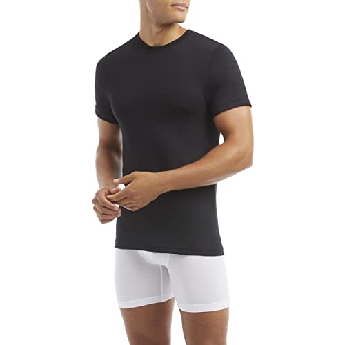 Evolve Mens Performance Cotton 3 Pack Crew Neck T-Shirt3