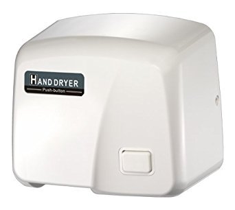 Fastdry HK1800PS-WP Hand Dryer - 110/120volt - Push Button with Wall Plug
