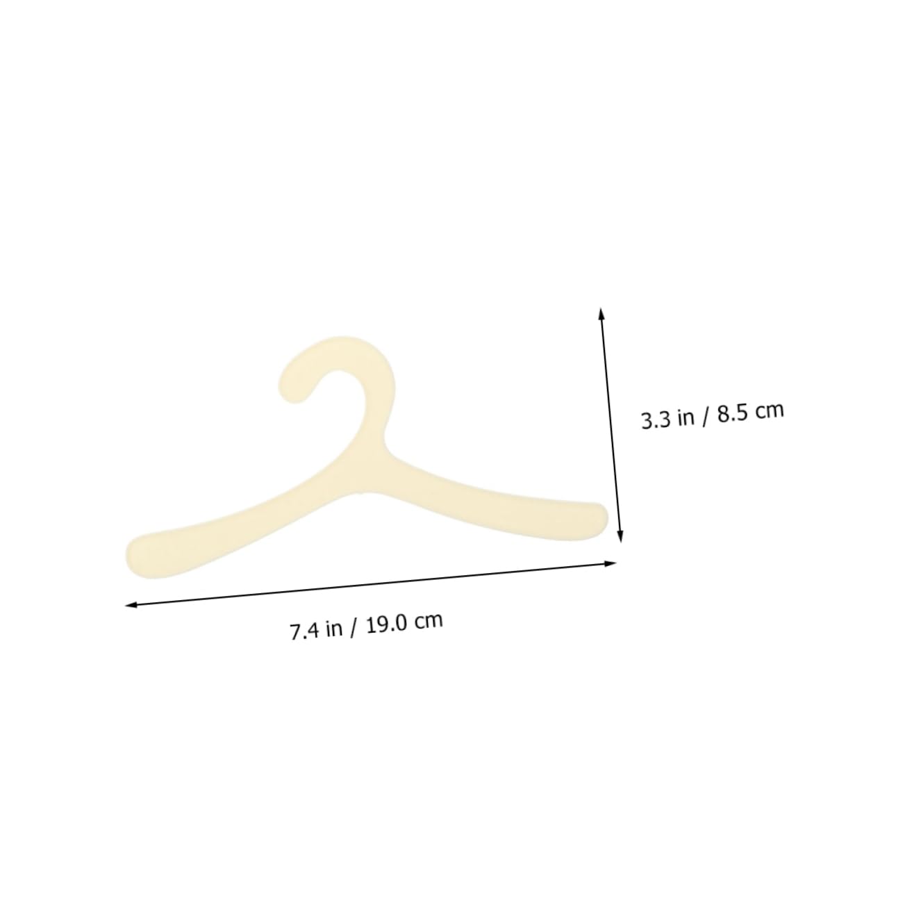 Abaodam Pet Clothes Hangers 24pcs Dog and Cat Hangers Wall Mount for Closet Organizing Rack Dog Closet Organizer