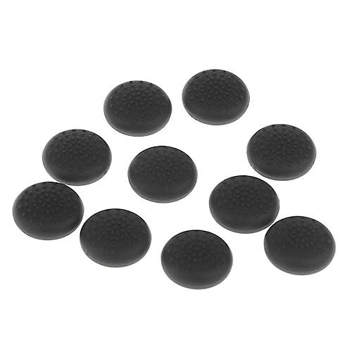 10 tapas de TPU para joystick para Nintendo Switch, color negro