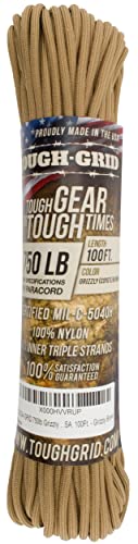 Image of TOUGH-GRID 750 Paracord, 100% Nylon, Made in USA, Type IV Mil-Spec Cord