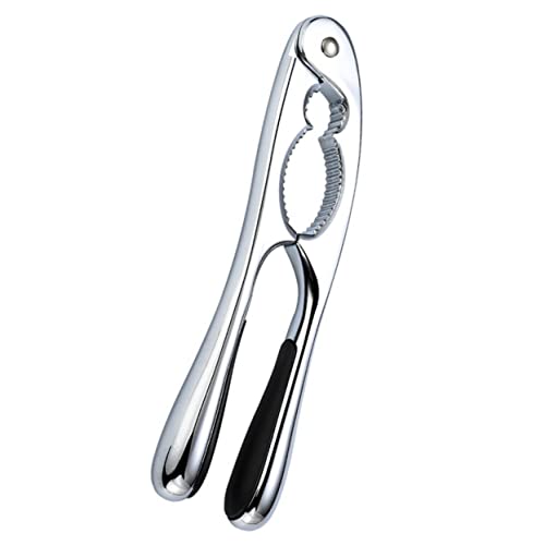 Mobestech 多機能くるみ割り器 ナッツクラッカー シーフードクラッカー 金属製の耐久性クルミオープナー 手にフィット 人間工学デザイン クルミ ピーカン アーモンド用