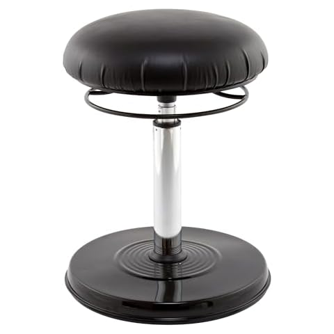 Kore Design Office Plus Everyday Chair, Vinyl, Black Cover