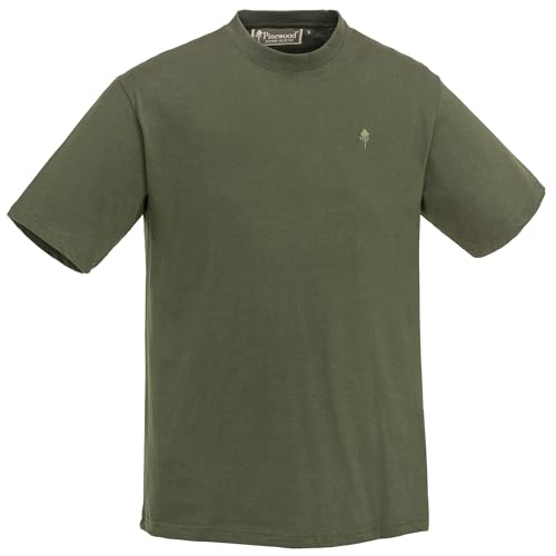 Pinewood Herren 3-Pack T-Shirt - T-Shirts fur Herren - EIN Set von 3 weichen und praktischen Männer T-Shirt mit Logo Stickerei auf der Brust - in großen Größen erhältlich
