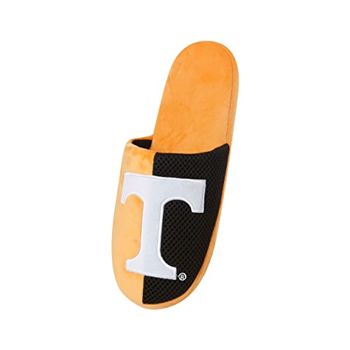 Image of FOCO Oklahoma Sooners NCAA Mens Team Logo Staycation Slippers
