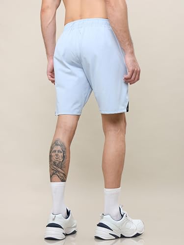 Image of TECHNOSPORT Mens Regular Fit Solid Shorts for Gym, Workout & Sports with Anti Microbial, Techno Dry