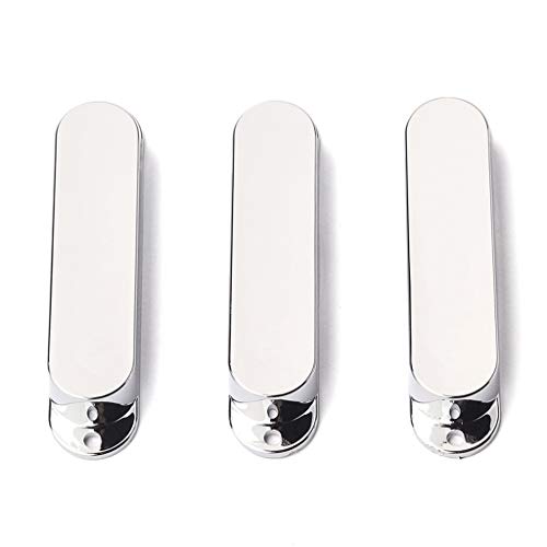 Alnicov Lot de 3 cache-micros en plastique à coque fermée pour guitare électrique Chromé 82 mm - Les Beatles, Paul McCartney, John Lennon, RIngo Starr, George Harrison Alnicov Lot de 3 cache-micros en plastique à coque fermée pour guitare électrique Chromé 82 mm – Image 7