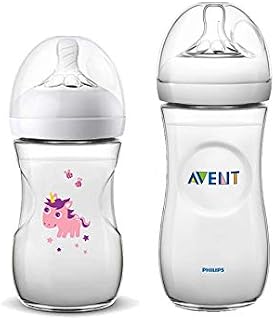 Kit 2 Mamadeiras Pétalas 260ml 330ml Menina - Philips Avent