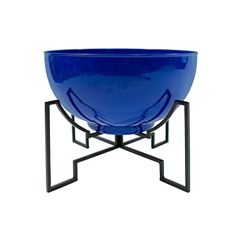 ACHLA Designs Planter, Metal, French Blue Cover
