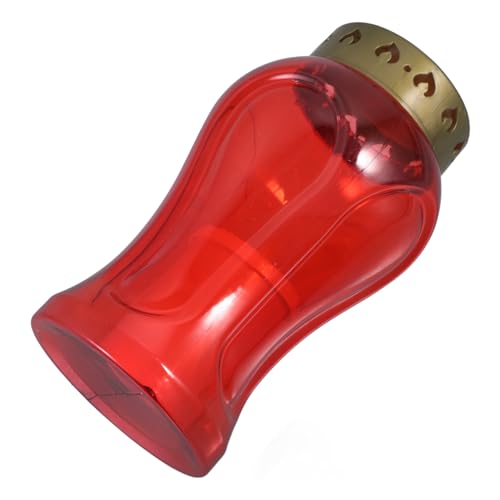 BESPORTBLE Vela Electrónica Sin Llama Decoración De Patio y Exterior Antorcha De Mesa De Luz Solar Para Cementerio Iglesia y Ventana