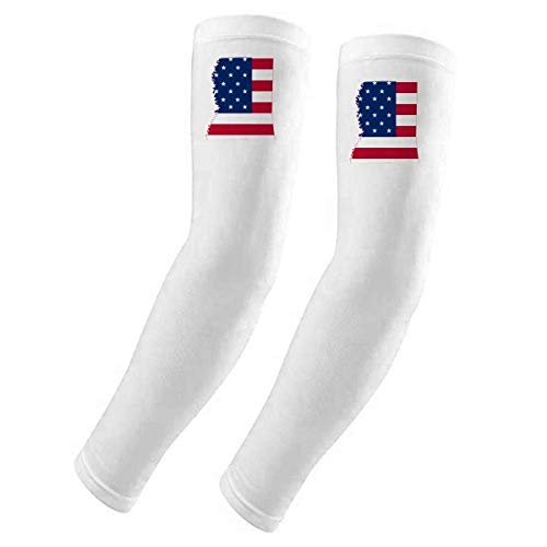 Manchons protection UV Mississippi USA pour cyclisme et randonnée outdoor