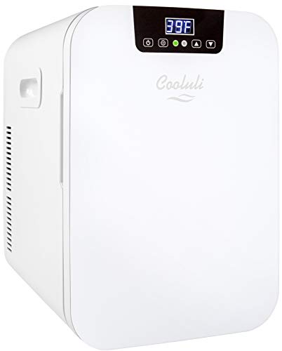 Comparison: Best Mini Fridge For Insulin 6 Cooluli 20 Liter Mini Fridge with Temperature Control - White Thermoelectric Cooler and Warmer for Bedroom, Office, Car, Dorm