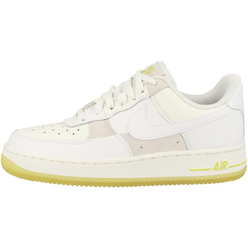 Nike Classic Cortez Leather, Summit Blanc Blanc Jaune Opti, 38.5 EU
