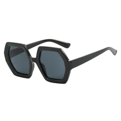 Lunettes de soleil de luxe tendance pour femmes aux lignes surdimensionnées