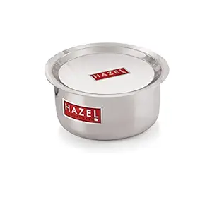 HAZEL Aluminium Tope with Lid | Food-Grade Aluminium Kitchen Utensils for Traditional Indian Cooking |Combo of Tope with Lid, 2300 ml