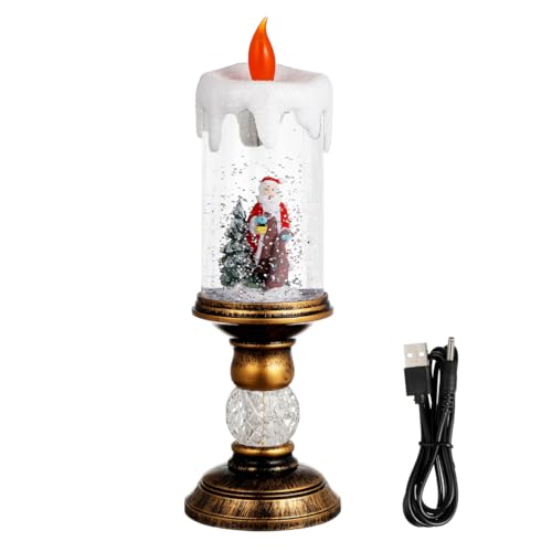 Veilleuse décorative bougie de Noël LED luminaire intérieur sans flamme