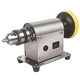 Poliermaschine mit 775 Motor, 4500-9000 U/min, 7 Geschwindigkeiten einstellbar, Vollmetallschale, Multifunktionswerkzeug für Schmuck, Jade, Holzschnitzerei