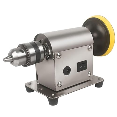 Schmuck-Poliermaschine, 775-Motor, 4500–9000 U/min, 7 Geschwindigkeiten, verstellbar, langlebige Vollmetallschale, Multifunktionswerkzeug für Goldschmiede und Holzschnitzerei