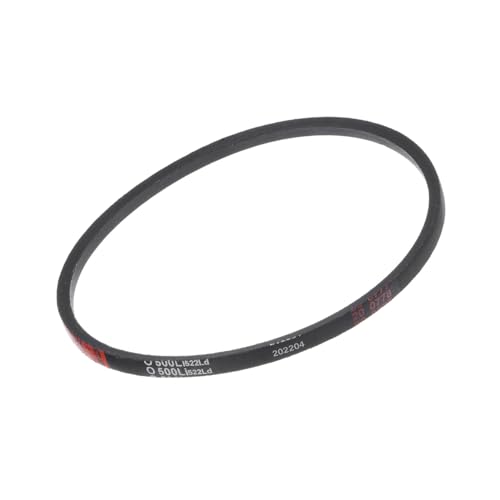 Kozelo O-500 Keilriemen - [522mm Länge x 10mm Breite x 6mm Dicke] Gummiantriebsriemen für die Kraftübertragung, Schwarz, 40 Grad