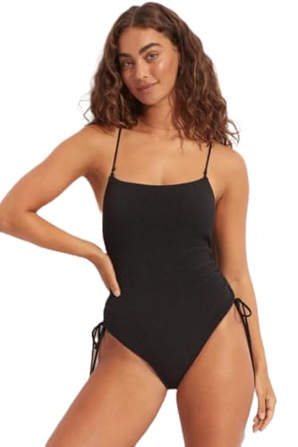 Black Scoop Neck Dive One Piece