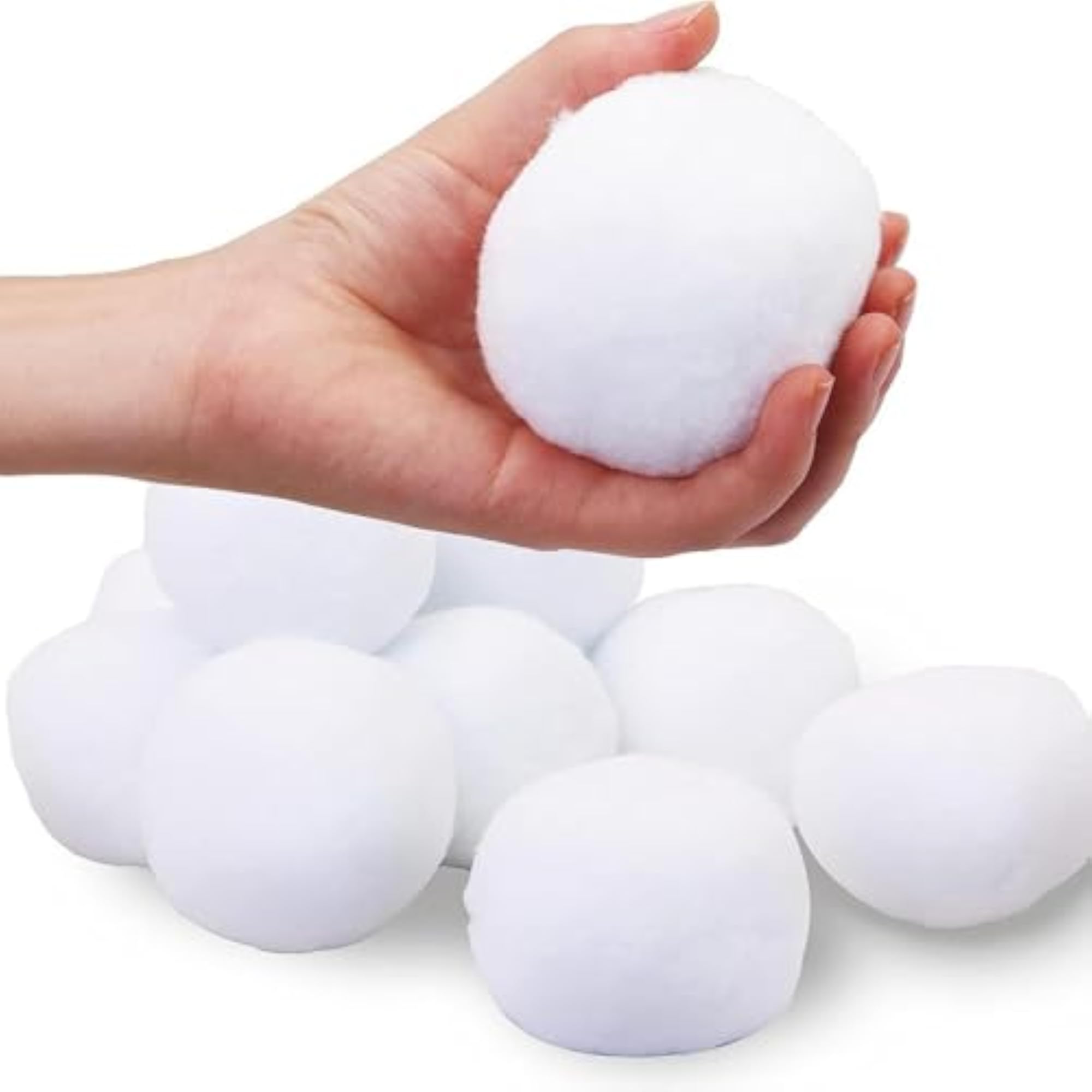 Fake Snowballs Soft for Christmas Decorations, 20 Pieces
