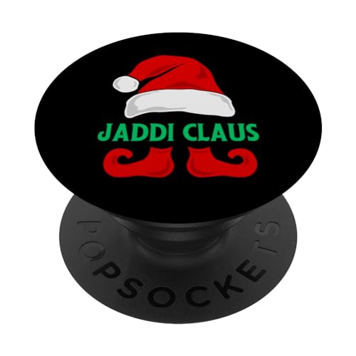 Jaddi Claus - Maglione natalizio per nonno arabo PopSockets PopGrip Intercambiabile