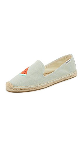 Soludos Women's Smoking Slipper Embroidery Flat