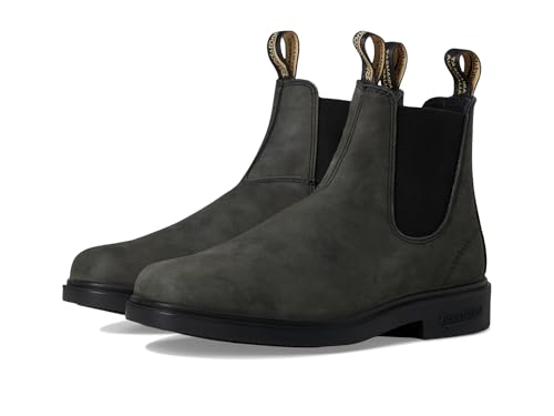 Blundstone Unisex Dress Chelsea Boots Rustic Black Mens 11.5 Womens 13.5 Medium
